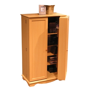 Cd Dvd Storage Cabinet In Beech Dcg Stores