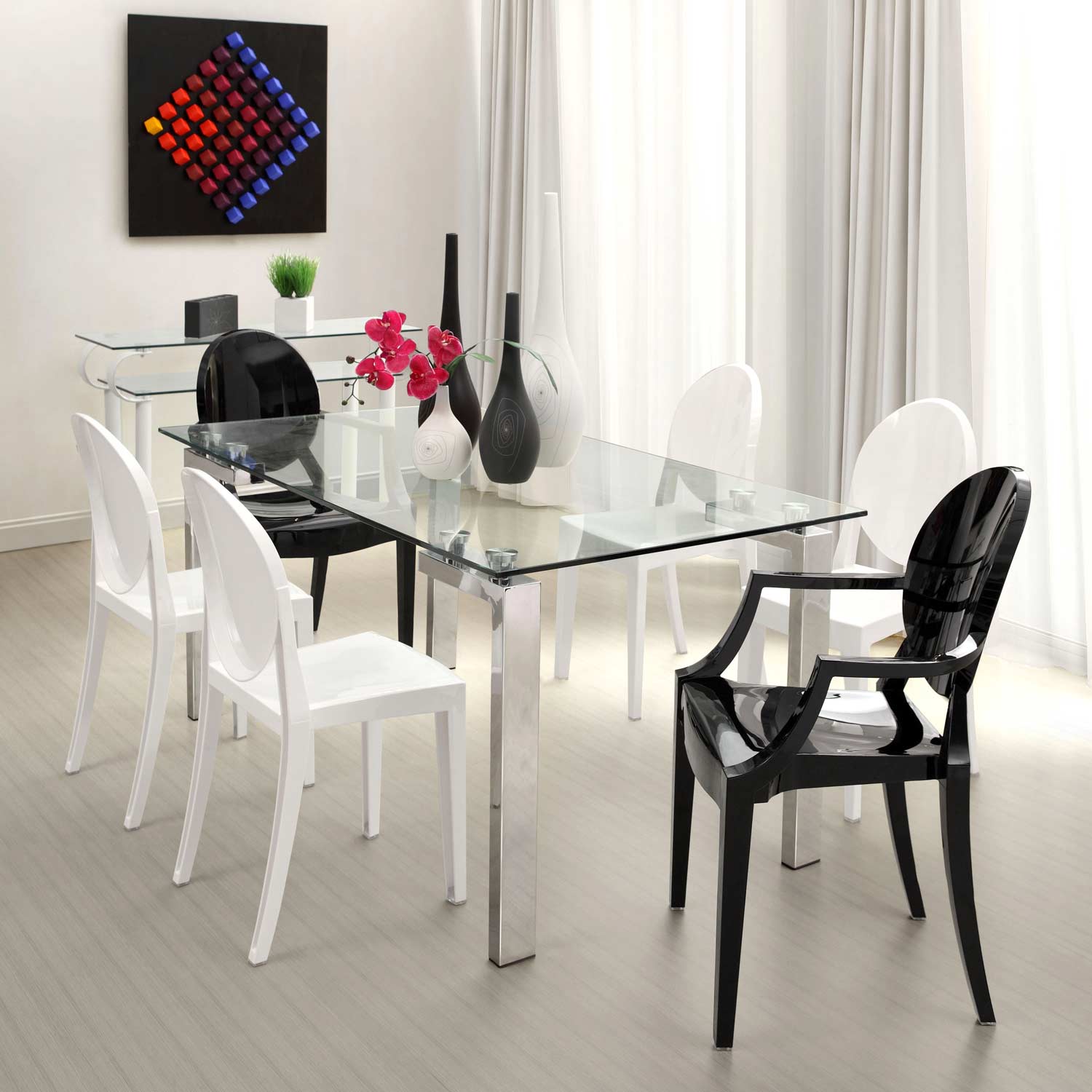 zgallery stainless steel glass table