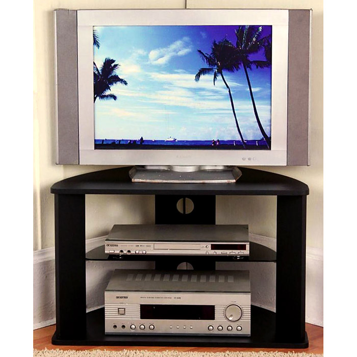 Entertainment center with hotsell glass shelf