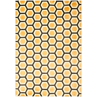 Sonoma Honeycomb Rug - Tangerine