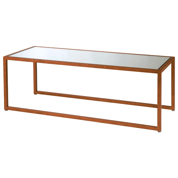 Grace gold deals glass coffee table