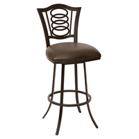 Essex 26" Transitional Barstool - Coffee