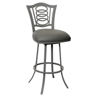 Essex 30" Transitional Barstool - Gray