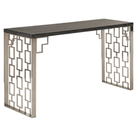 Skyline Console Table - Charcoal Top