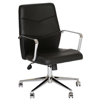 Viken Contemporary Office Chair - Black