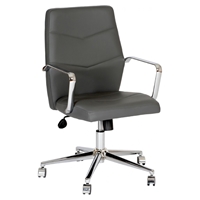 Viken Contemporary Office Chair - Gray