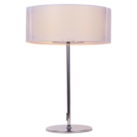 Lynch Modern Table Lamp - Iron Mesh White