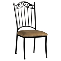 Wrought Iron Side Chair - Beige, Antique Taupe (Set of 4)