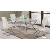 Jade Rectangular Dining Set - White