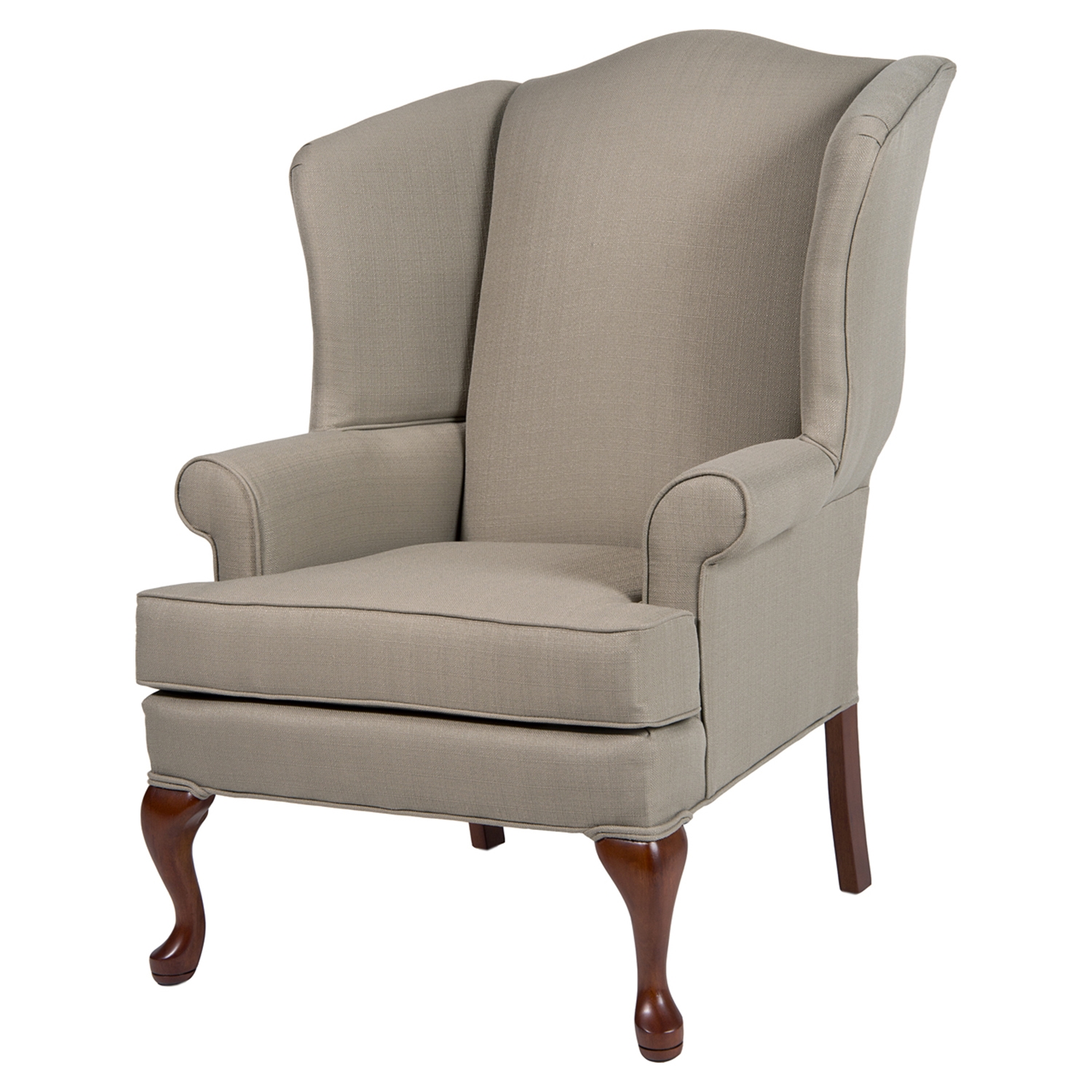 Beige cheap wingback recliner