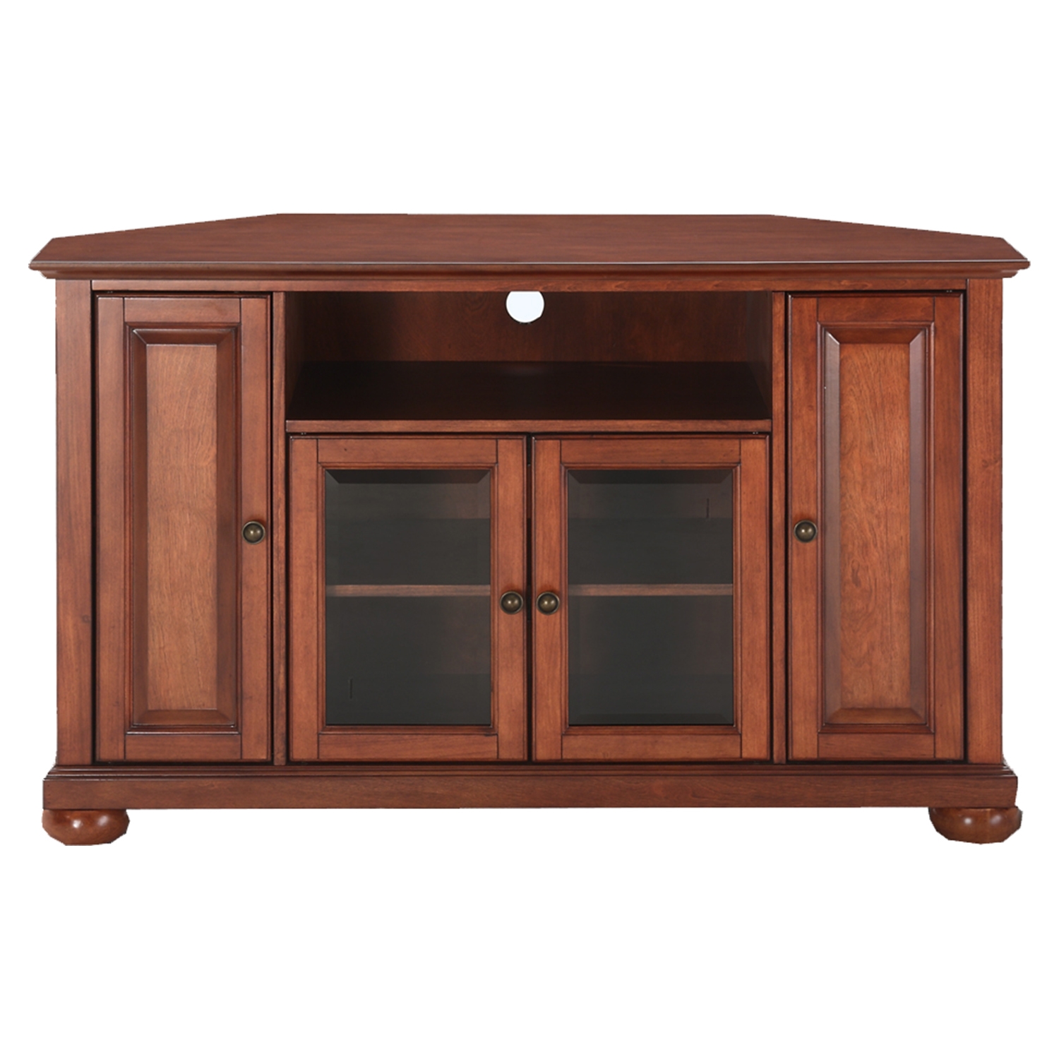 Alexandria 48 Corner TV Stand Classic Cherry DCG Stores   Kf10006ach 