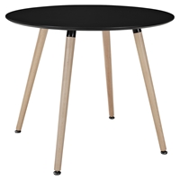 Track Circular Dining Table - Black