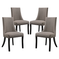 Reverie Upholstery Dining Side Chair - Gray (Set of 4)