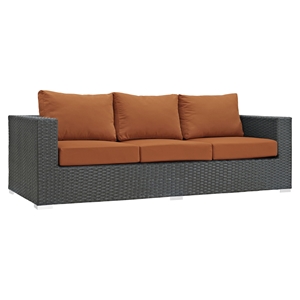 Sojourn Outdoor Patio Sofa - Sunbrella Canvas Tuscan 