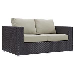 Convene Outdoor Patio Loveseat 