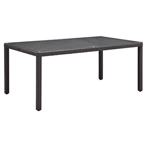 Convene 70" Outdoor Patio Dining Table - Espresso 