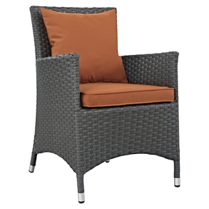 Sojourn Dining Outdoor Patio Armchair - Sunbrella Canvas Tuscan 