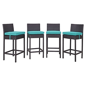 Convene Outdoor Patio Bar Stool (Set of 4) 