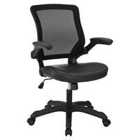 Veer Leatherette Office Chair - Black