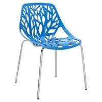 Stencil Dining Side Chair - Blue