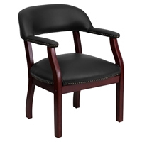 Conference Chair - Black, Faux Leather