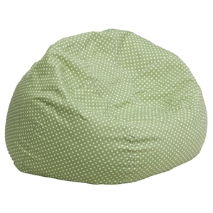 Oversized Dot Bean Bag Chair - Green 