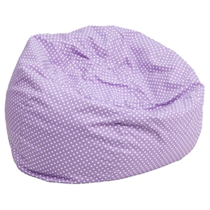 Oversized Dot Bean Bag Chair - Lavender 