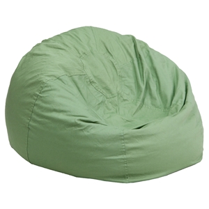 Oversized Solid Bean Bag Chair - Green 