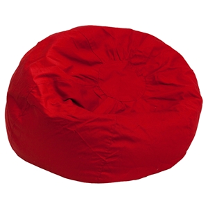 Oversized Solid Bean Bag Chair - Red 