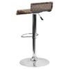 Adjustable Height Barstool - Wicker, Brown - FLSH-DS-712-GG