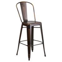 Metal Barstool - Copper