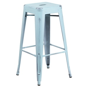 Backless Barstool - Dream Blue 