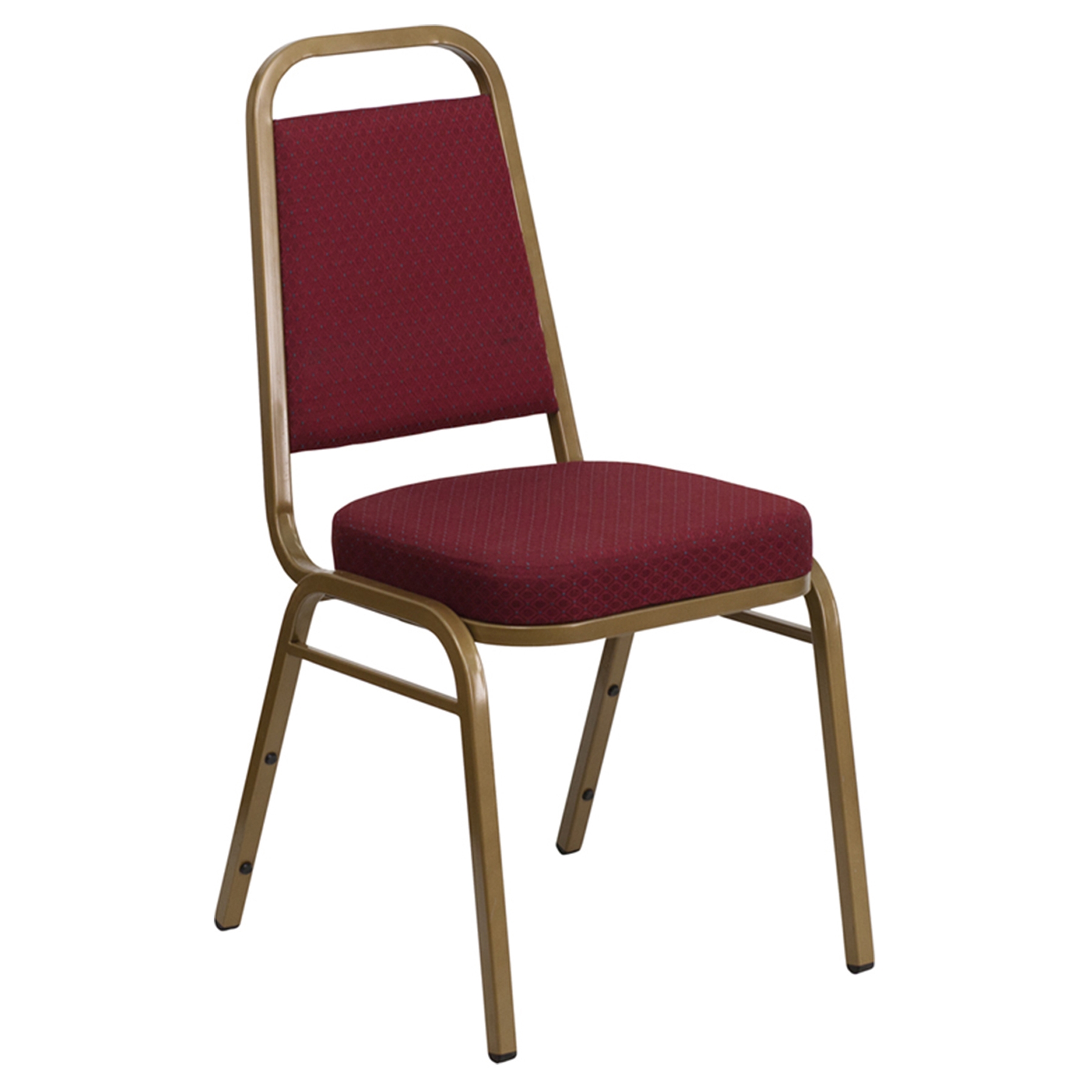 Hercules Series Trapezoidal Back Stacking Banquet Chair - Gold ...