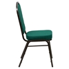 Hercules Series Stacking Banquet Chair - Crown Back, Gold Vein, Green - FLSH-FD-C01-GOLDVEIN-GN-GG