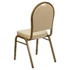 Hercules Series Stacking Banquet Chair - Dome Back, Beige, Gold - FLSH-FD-C03-ALLGOLD-H20124E-GG