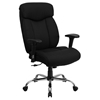 Hercules Series Big and Tall Executive Office Chair - Adjustable Arms, Swivel, Black - FLSH-GO-1235-BK-FAB-A-GG