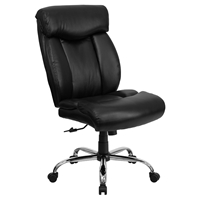 Hercules Series Big and Tall Executive Office Chair - Swivel, Black Leather