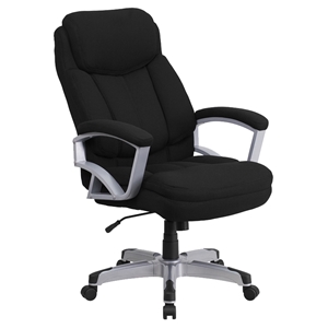 Hercules Series Big and Tall Fabric Executive Office Chair - Black 