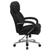 Hercules Series Big and Tall Executive Chair - Swivel, Loop Arms, Black - FLSH-GO-2078-GG