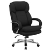 Hercules Series Big and Tall Executive Chair - Swivel, Loop Arms, Black - FLSH-GO-2078-GG