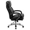 Hercules Series Big and Tall Executive Office Chair - Loop Arms, Black - FLSH-GO-2078-LEA-GG