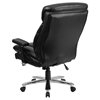 Hercules Series Big and Tall Executive Chair - Lumbar Support Knob, Swivel, Black Leather - FLSH-GO-2085-LEA-GG