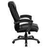 Executive Swivel Office Chair - High Back, Height Adjustable, Black - FLSH-GO-7194B-BK-GG