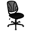 Mesh Swivel Task Chair - Mid Back, Black - FLSH-GO-WY-05-GG