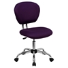 Mesh Swivel Task Chair - Mid Back, Purple - FLSH-H-2376-F-PUR-GG