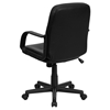 Glove Faux Leather Executive Office Chair - Mid Back, Swivel, Black - FLSH-H8020-GG