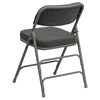 Hercules Series Premium Curved Triple Braced Double Hinged Chair - Gray - FLSH-HA-MC320AF-GRY-GG