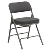 Hercules Series Premium Curved Triple Braced Double Hinged Chair - Gray - FLSH-HA-MC320AF-GRY-GG