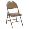 Hercules Series Ultra Premium Folding Chair - Extra Large, Beige - FLSH-HA-MC705AV-3-BGE-GG