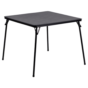 Folding Card Table - Black 